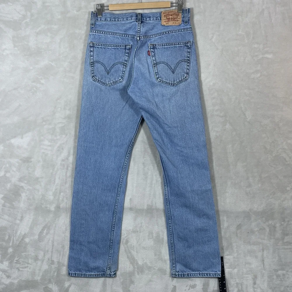 Vintage Levis 505 Jeans Mens 32x34 (fit 30x32) Y2K 2000s Grunge Faded Distressed